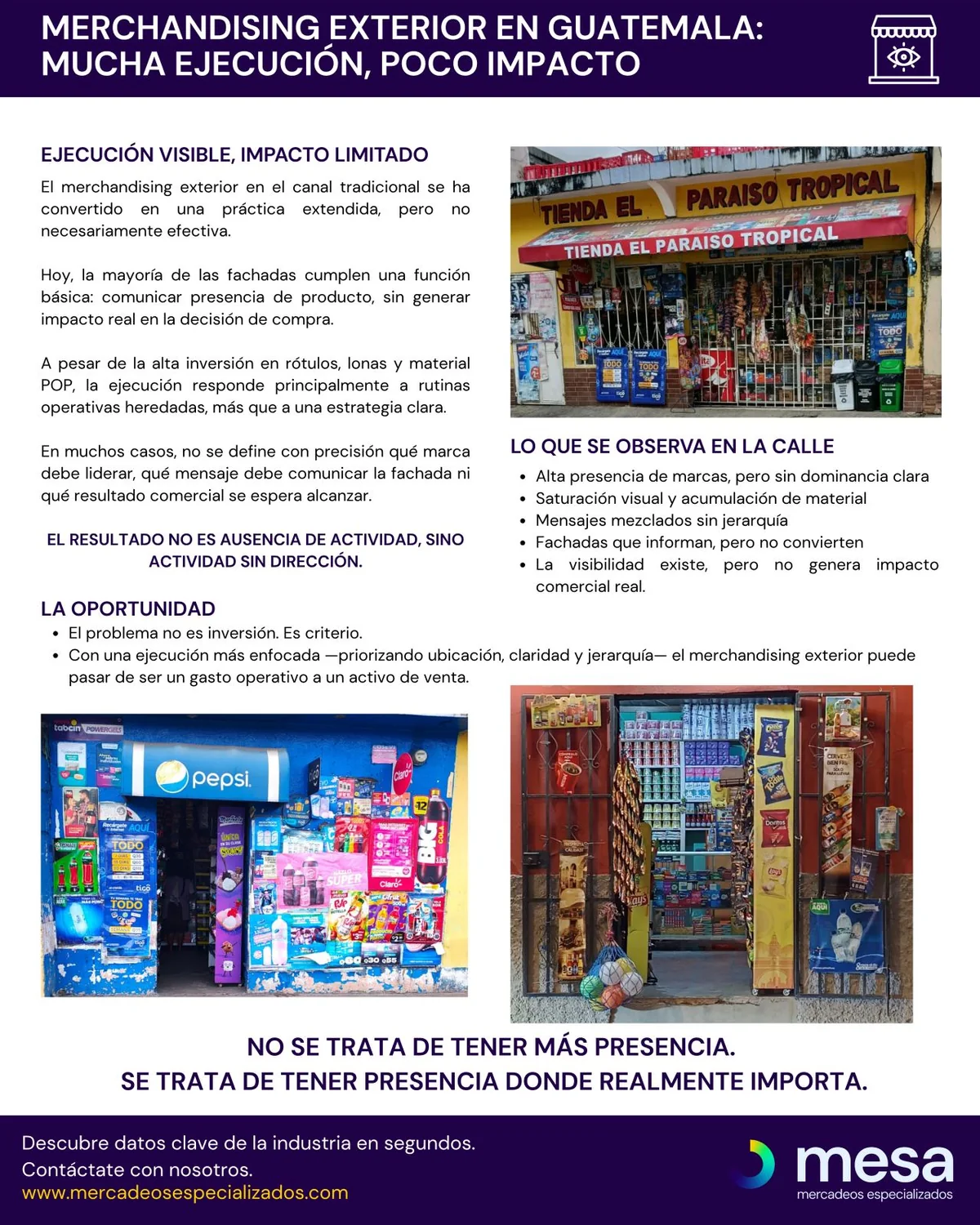 Merchandising exterior: mucha ejecución, poco impacto